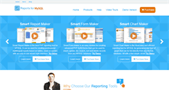 Desktop Screenshot of mysqlreports.com